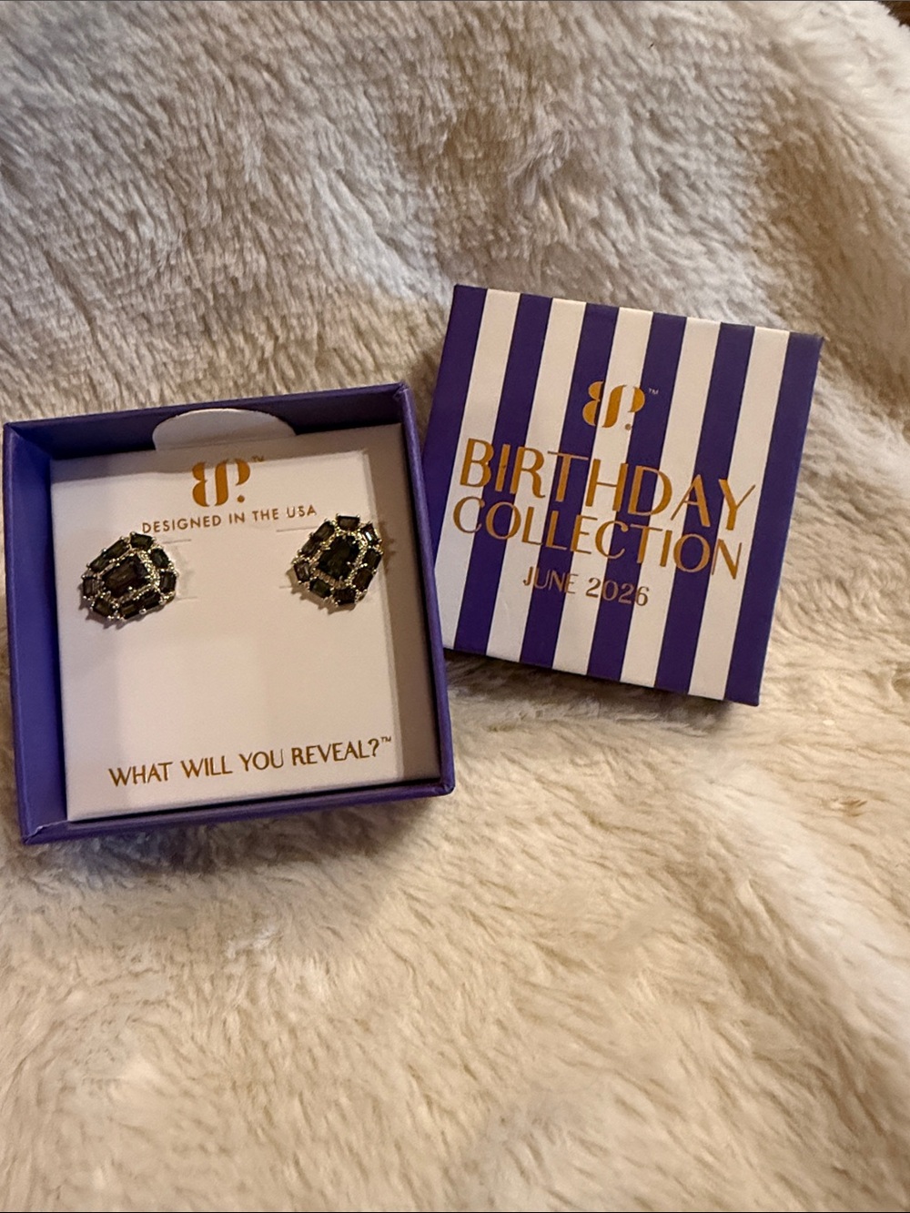 June 2026 Birthday Collection Lab Created Alexandrite Stud Earrings